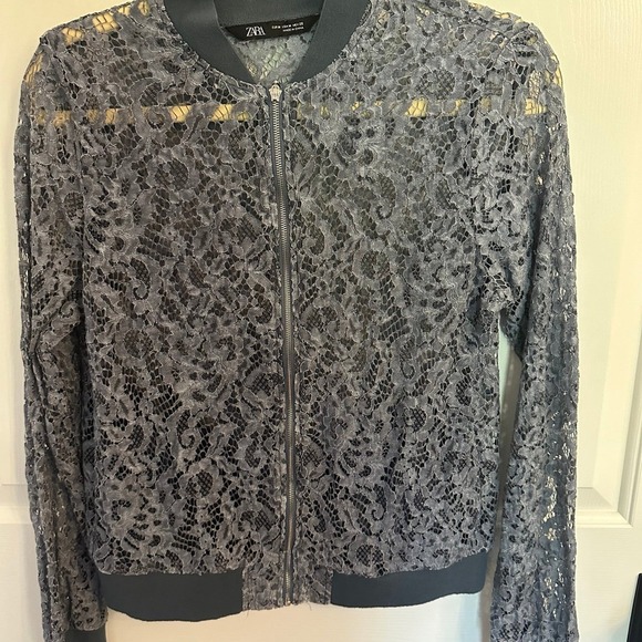 Zara‎ lace jacket size medium - Picture 1 of 3